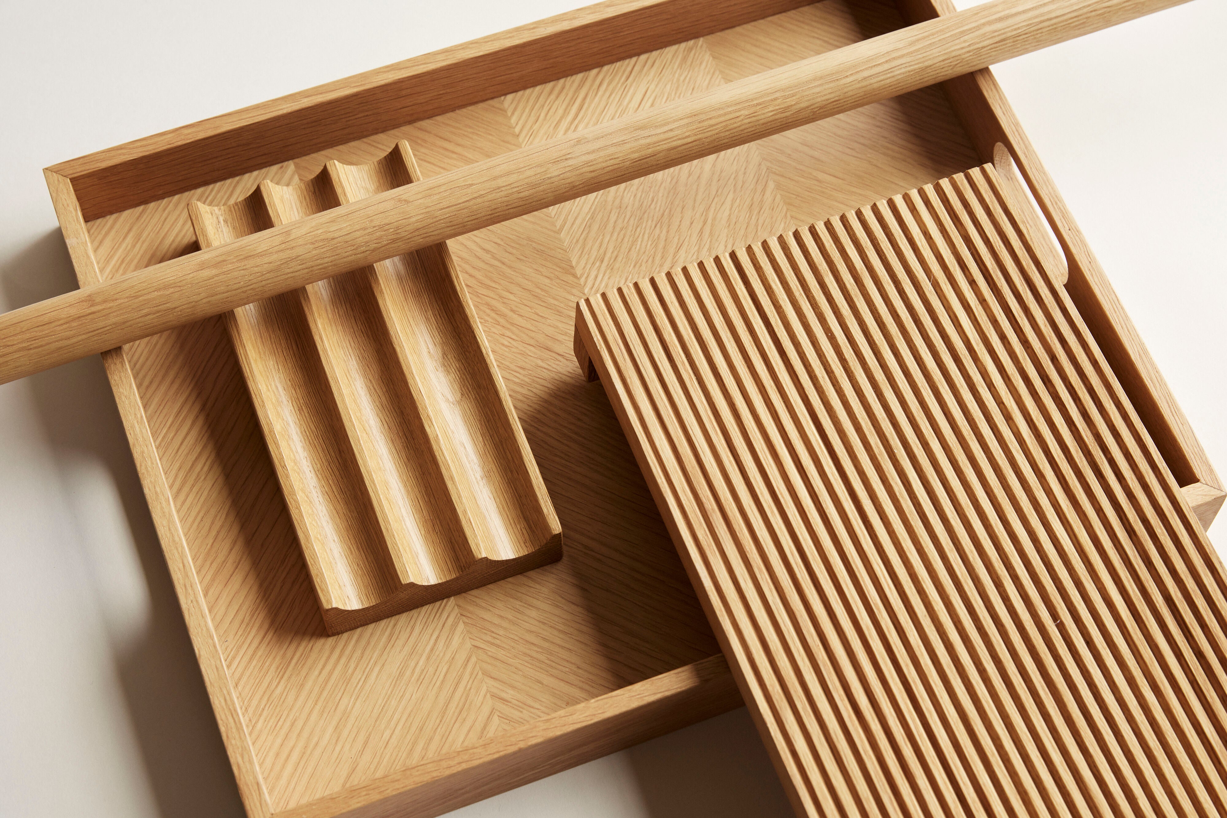 Structure bakke, natur - 45x35x5 cm.